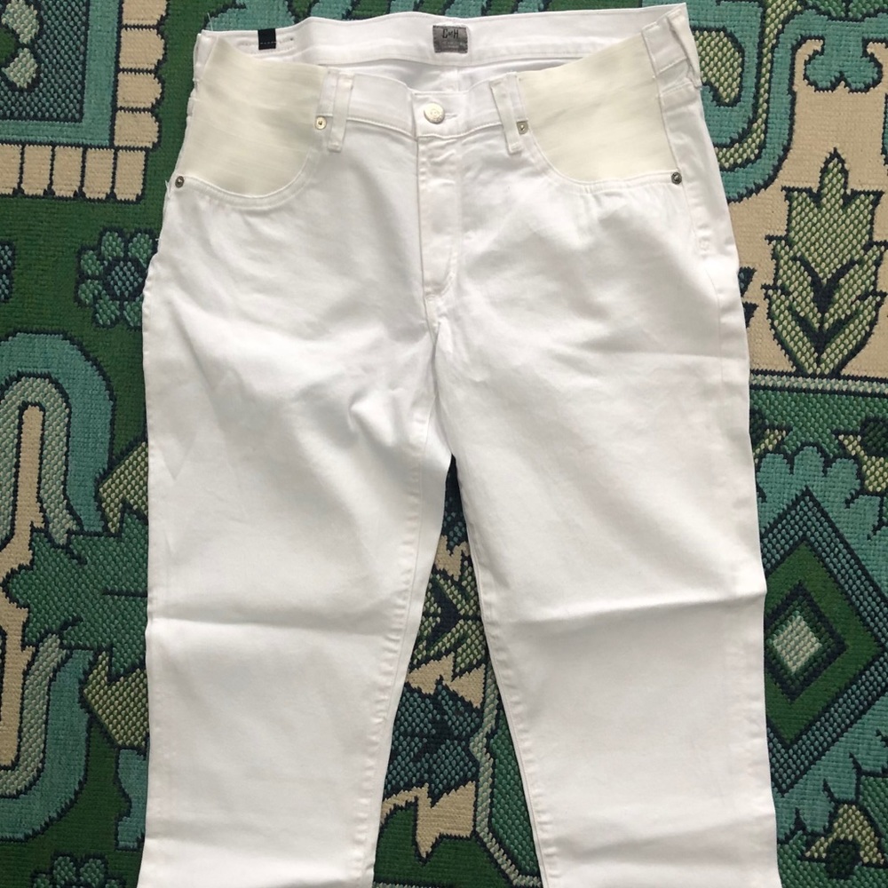 COH Citizens of Humanity 32 White Maternity Jeans